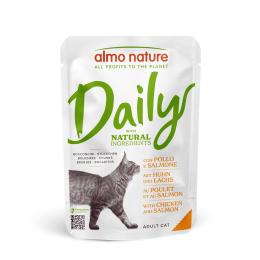 Almo Nature Daily Menu, 6 x 70 g - Kurczak i łosoś