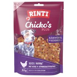 RINTI Chicko Plus, ser i kawałki szynki - 6 x 80 g