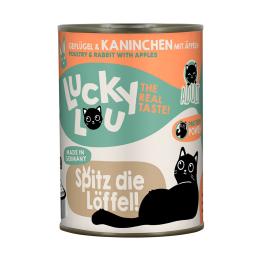 Korzystny pakiet Lucky Lou Adult, 24 x 400 g - Drób i królik