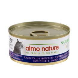 Almo Nature 6 x 70 g - Tuńczyk, kurczak i szynka