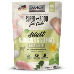 Pakiet mieszany MAC´s Cat w saszetkach, 24 x 300 g - Królik i drób