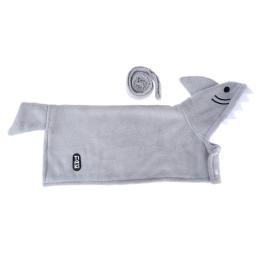 TIAKI szlafrok dla psa, rekin - Długość grzbietu: ok. 40 cm