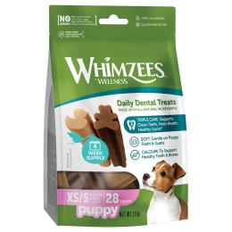 Whimzees by Wellness Sticks Puppy - Rozmiar XS/S: dla bardzo małych i małych psów (2 - 9 kg, 28 szt.)