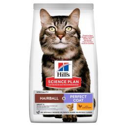 Hill's Science Plan Hairball & Perfect Coat Adult, kurczak - 7 kg