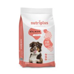 Nutriplus Adult Dog, łosoś - 2 x 3 kg