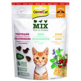 GimCat Crunchy Snacks - Mix: indyk, kaczka i kurczak, 140 g
