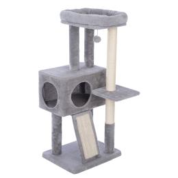 zooplus Basics drapak dla kota, średni - Szary