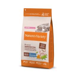 Nature's Variety Healthy Grains Kitten, białoryb - 1,25 kg