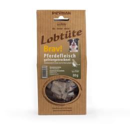 Petman Lobtüte Brav! konina - 10 x 80 g