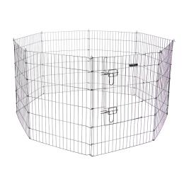 Kerbl Pet kojec z drzwiczkami dla szczeniąt i małych zwierząt - 8 elementów o wymiarach 57 x 78 cm