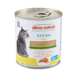 Korzystny pakiet Almo Nature HFC, 12 x 280 g - Kurczak i łosoś