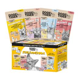 Dogs'n Tiger Cat, 12 x 125 g - Pakiet mieszany (4 smaki)