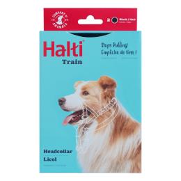 Halti uprząż treningowa na głowę dla psa, czarna - Rozmiar 2: beagle, border collie, pudel