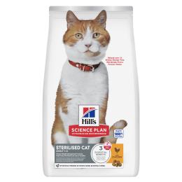 Hill's Science Plan Sterilised Cat Adult 1-6, kurczak - 10 kg