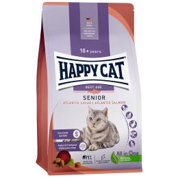 Happy Cat Senior, łosoś atlantycki - 1,3 kg