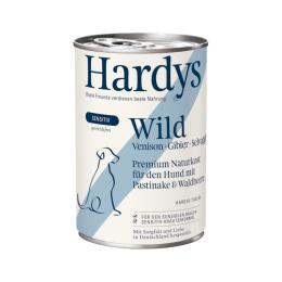 Korzystny pakiet Hardys Sensitive, 24 x 400 g - Dziczyzna