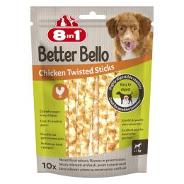 8in1 Better Bello Chicken Twisted Sticks - 2 x 10 szt.(120 g)