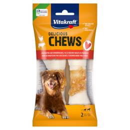 Vitakraft Delicious Chews, supełki do żucia M - z kurczakiem (2 szt., 70 g)