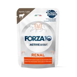 Forza 10 Renal Active Vet Diet dla kotów, 12 x 80 g - Jagnięcina