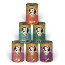 Kitty Cat Adult Pate, 6 x 400 g - Pakiet mieszany II (6 smaków)