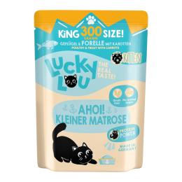 Korzystny pakiet Lucky Lou Kitten, 2 x 300 g - Drób i pstrąg