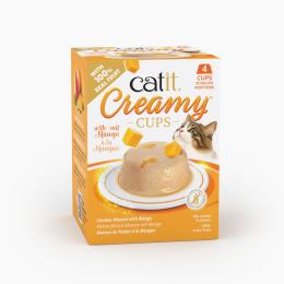 Catit Creamy Cups, 4 x 25 g - Kurczak z mango