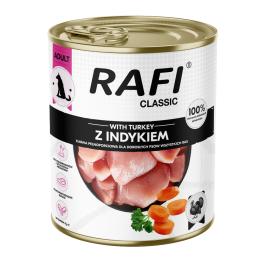 Korzystny pakiet Rafi Dog Classic, 24 x 800 g - Indyk