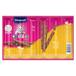Vitakraft Cat Stick - Classic, Drób i wątróbka, 12 x 6 g