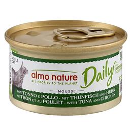 Almo Nature Daily Menu, 6 x 85 g - Mus z tuńczykiem i kurczakiem