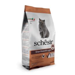 Schesir Sterilized & Light, kurczak - 10 kg