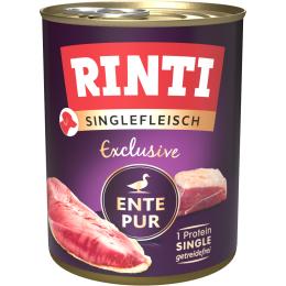 RINTI Singlefleisch Exclusive, 6 x 800 g - Exclusive, kaczka