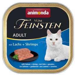 animonda vom Feinsten Adult, 6 x 100 g - Łosoś z krewetkami