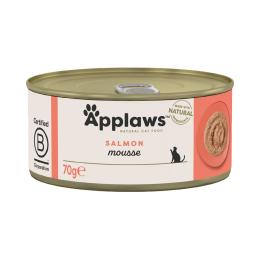 Megapakiet Applaws Mousse, 24 x 70 g - Łosoś
