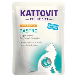 Kattovit Gastro w saszetkach - Kurczak i ryż, 12 x 85 g
