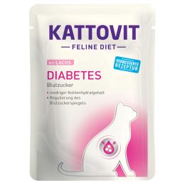 Kattovit Diabetes / Weight w saszetkach - Łosoś, 6 x 85 g