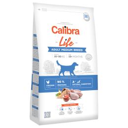 Calibra Dog Life Adult Kurczak dla psów średnich ras - wygodne opakowanie: 2 x 12 kg