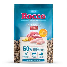 Rocco Junior Classic, wołowina z kurczakiem - 5 x 1 kg