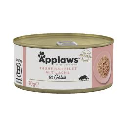 Applaws w galarecie, 24 x 70 g - Tuńczyk i łosoś