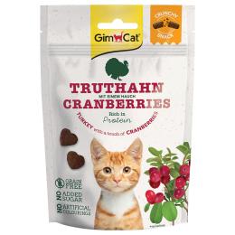 GimCat Crunchy Snacks - Indyk z żurawiną, 50 g