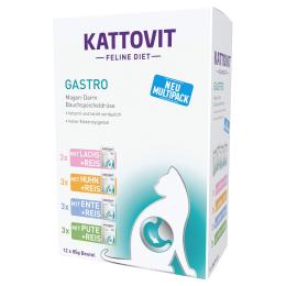 Pakiet mieszany Kattovit Gastro, saszetki 12 x 85 g - Mix (4 smaki)