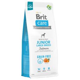 Dwupak Brit Care Grainfree - Junior Large Breed, łosoś i ziemniaki, 2 x 12 kg