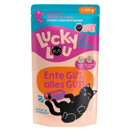 Lucky Lou Adult, 16 x 125 g - Drób i kaczka