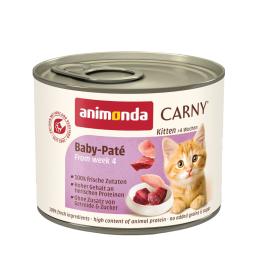 Megapakiet animonda Carny Kitten, 24 x 200 g - Baby-Paté (pasztet)