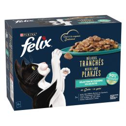 Felix Deliciously Sliced w galarecie, 12 x 80 g - Rybne smaki w galarecie