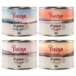 Korzystny pakiet Purizon Organic, 12 x 200 g - Pakiet mieszany (4 smaki)