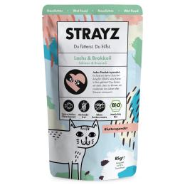 STRAYZ BIO w saszetkach, 6 x 85 g - Biołosoś z biobrokułami