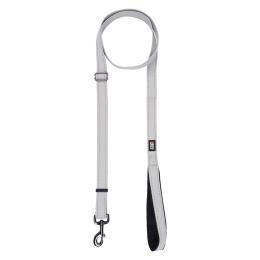 Rukka® Bliss Eco smycz dla psa, szara - Rozm. L: dł.: 125 - 200 cm dł., szer.: 25 mm