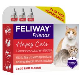 Feliway® Friends - Uzupełnienie: 3 x 48 ml flakoniki do napełniania (bez dyfuzora)