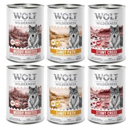 Wolf of Wilderness Senior “Expedition”, 6 x 400 g - Pakiet mieszany