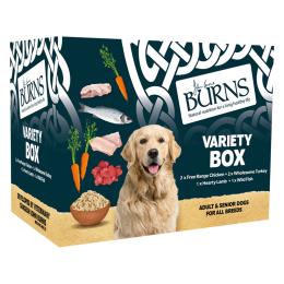 Burns Variety Box, karma mokra dla psów  - Pakiet mieszany 6 x 395 g (4 smaki)